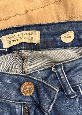 Nakışlı Bohem Kadın Denim Pantolon 29/32 beden - Görsel 4
