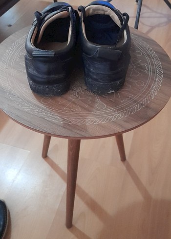 Siyah Minimalist Erkek Ayakkabı Bağcığı - Görsel 2