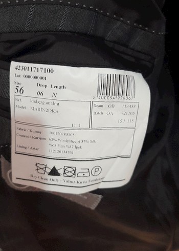 Siyah Düğmeli Erkek Ofis Takım Elbise Ceket - Görsel 5