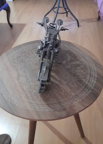 Gri Metal Motosiklet Modeli - Görsel 2