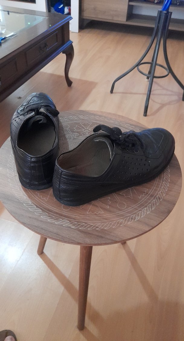 Siyah Goth Tarzı Erkek Bağcık - Görsel 3