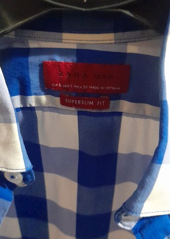 Mavi Ekoseli Kısa Kollu Erkek Gömlek - Görsel 2