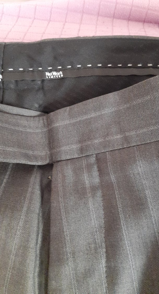 Gri Pilili Erkek Ofis Pantolonu - Görsel 2