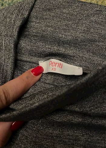 Gri penti tayt - Görsel 3