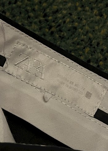 Dikiş Detaylı siyah kumaş Pantolon zara vintage y2k düşük bel - Görsel 5