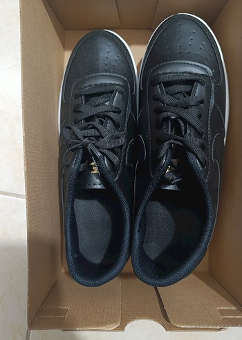 Siyah Bağcıklı Kadın Spor Ayakkabı - Görsel 4