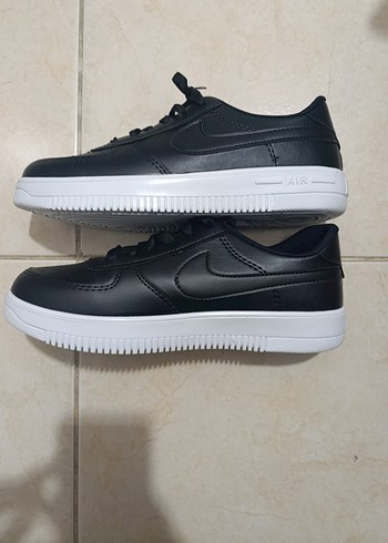 Siyah Bağcıklı Kadın Spor Ayakkabı - Görsel 3