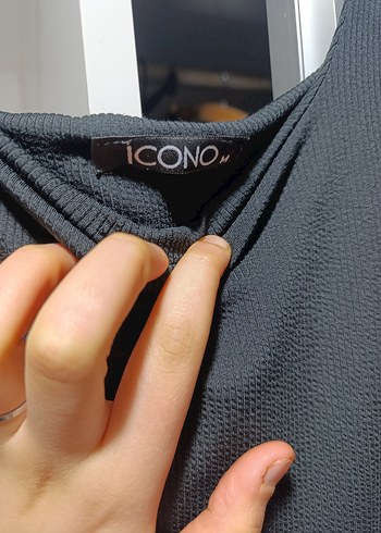 Siyah Kadın Uzun Kolsuz Elbise - Görsel 2