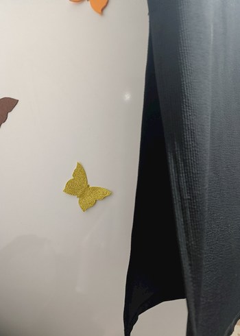 Drapeli Siyah Uzun Kadın Etek - Görsel 2