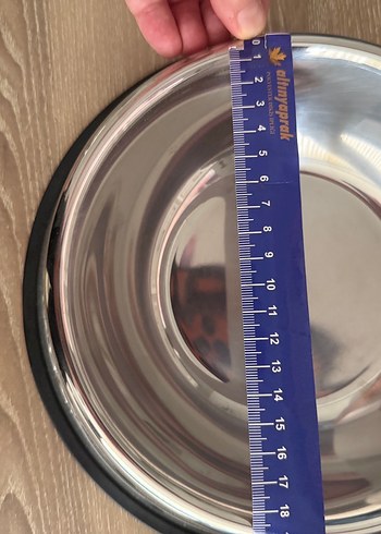 Parlak Bej Çelik Mama Kabı - Görsel 2