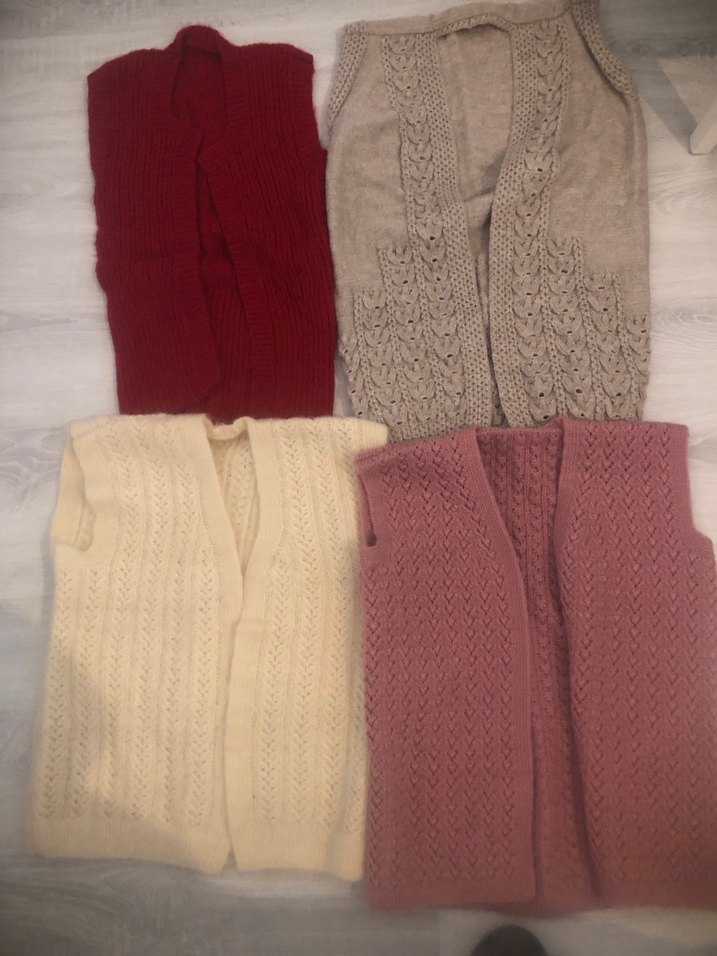 Siyah Örgü Bohem Kadın Şal - Görsel 5