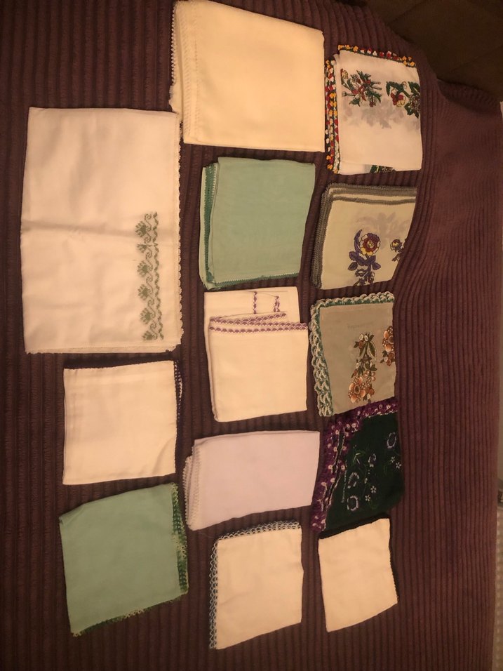 Nakışlı Erkek Mendilleri - Çok Renkli Bohem Stili - Görsel 3