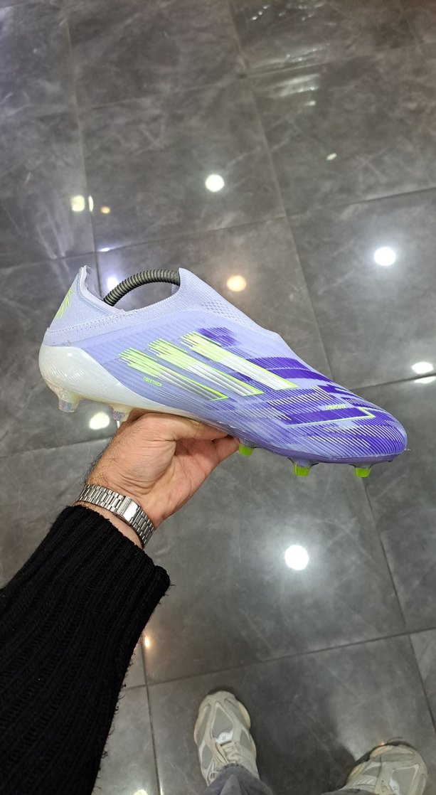 Erkek Mor Elastik Modern Futbol Ayakkabısı - Görsel 3