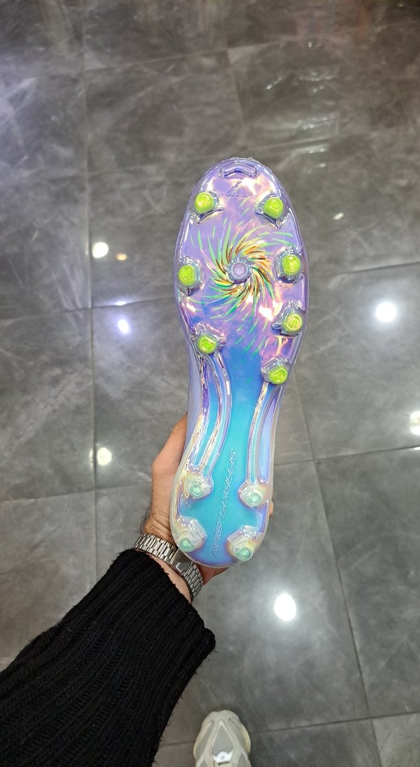 Erkek Mor Elastik Modern Futbol Ayakkabısı - Görsel 5