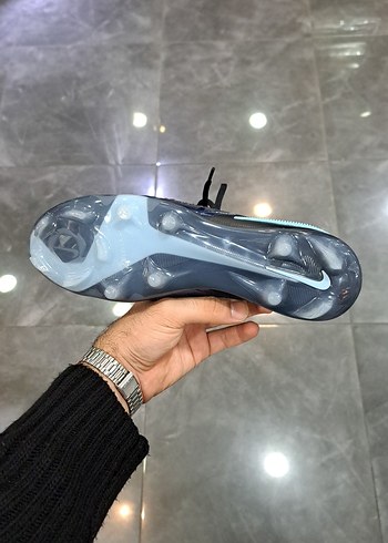 Nike Erkek Futbol Ayakkabısı, Bağcıklı, Lacivert - Görsel 5