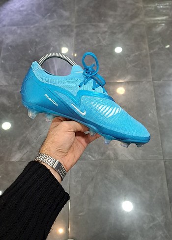 Erkek Mavi Bağcıklı Futbol Ayakkabısı - Görsel 3