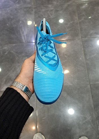 Erkek Mavi Bağcıklı Futbol Ayakkabısı - Görsel 4