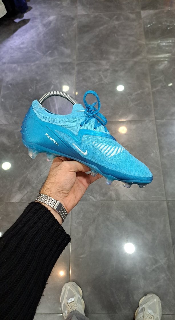 Erkek Mavi Bağcıklı Futbol Ayakkabısı - Görsel 3