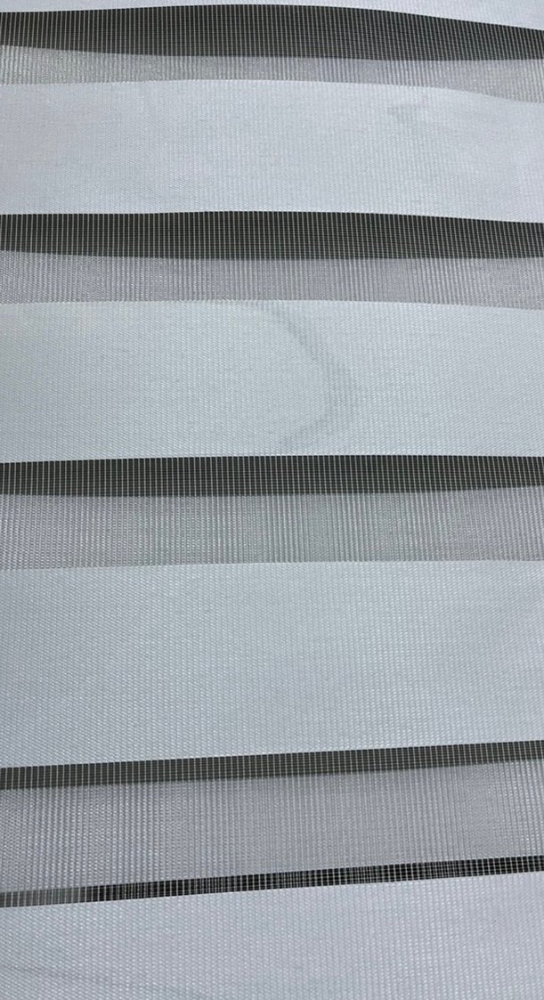 Gri Çizgili Modern Perde - Görsel 2