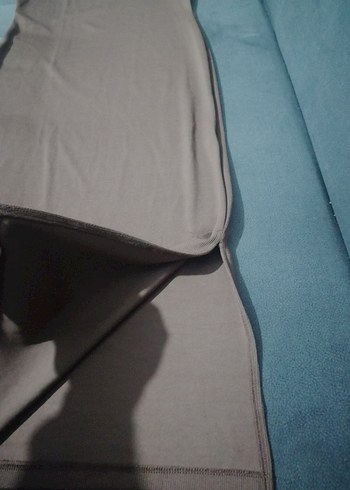 Kadın Kahverengi Uzun Kolsuz Elbise - Görsel 3