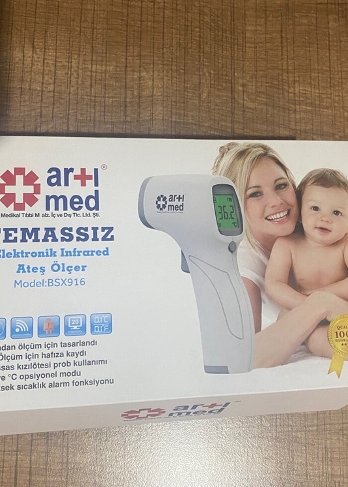 ar+ı med temassız ateş ölçer - Görsel 2