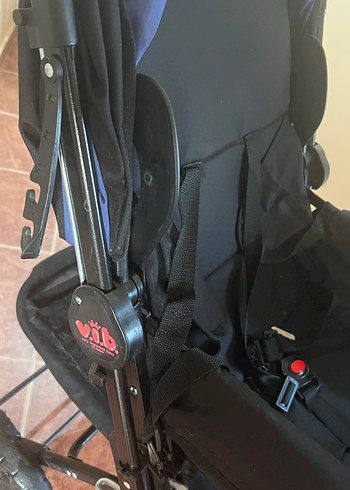 Siyah Bebek Arabası Katlanabilir Model - Görsel 5