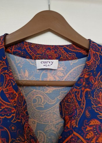 Koyu Mavi Bohem Uzun Kollu Uzun Elbise - Görsel 5