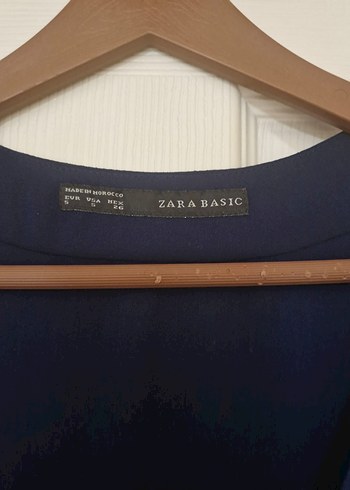 Lacivert Midi V Yakalı Kemerli Elbise - Görsel 3