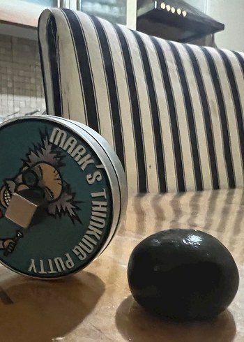 Mark's Thinking Putty Siyah demir tozu mıknatısı ve özel kutusu - Görsel 5