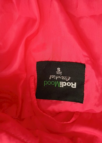 fuşya Düğmeli Kadın Mont - Görsel 6