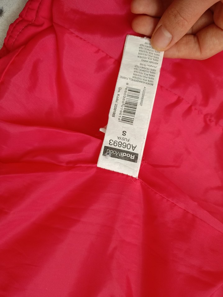 fuşya Düğmeli Kadın Mont - Görsel 5