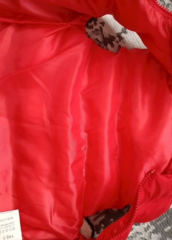 Kırmızı kız Çocuk Fermuarlı kışlık Yelek - Görsel 8