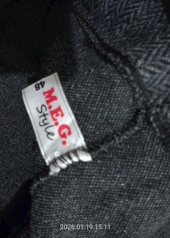 Gri Kadın Tayt, Elastik Bel, Midi Boy - Görsel 7