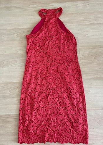 ZARA çiçekli dantel tarzda elbise - Görsel 2