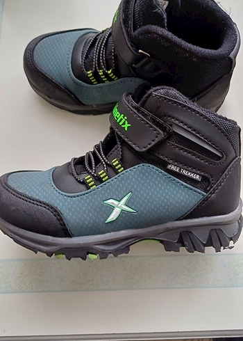 Erkek cocuk Yeşil Yılan Desenli Biker Bot - Görsel 3