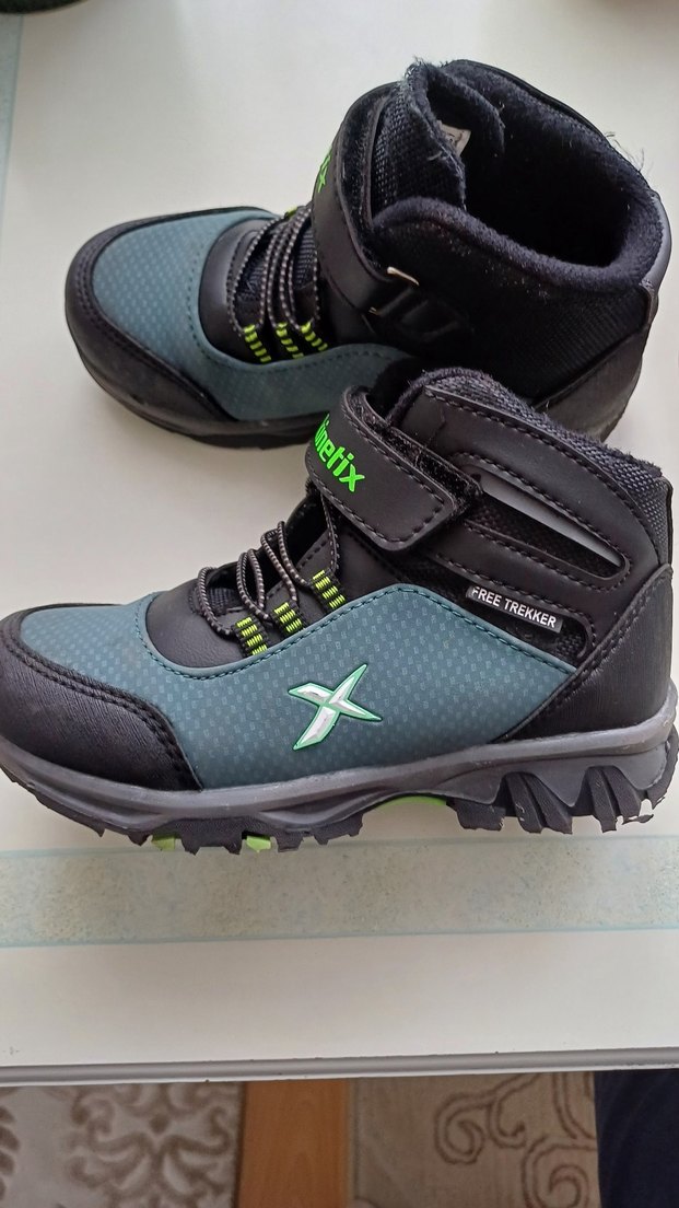 Erkek cocuk  Yeşil Yılan Desenli Biker Bot - Görsel 3