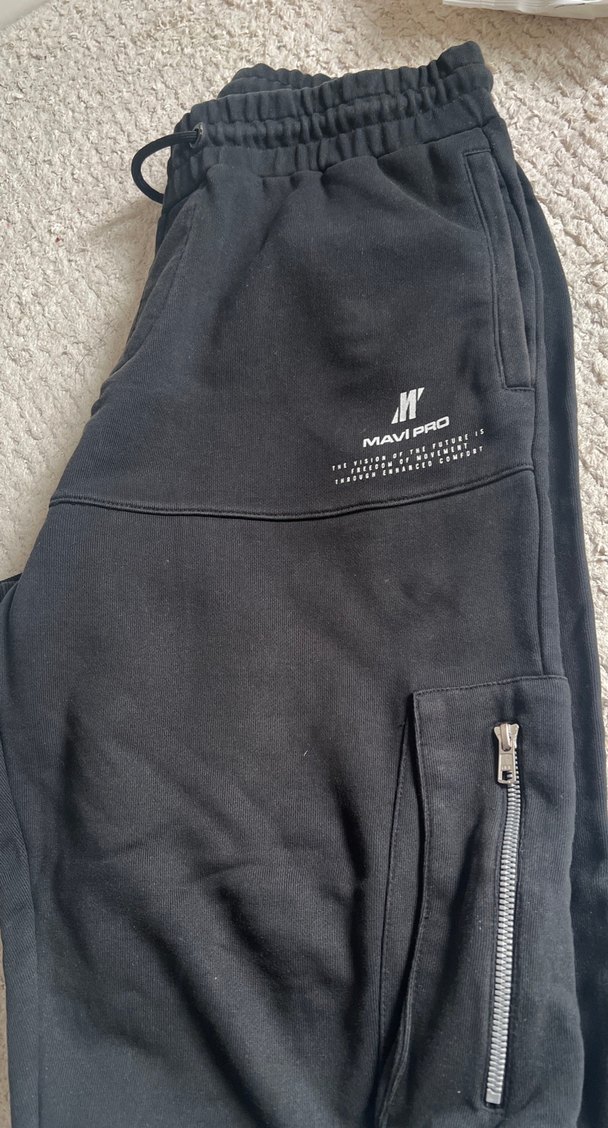 Mavi Pro Siyah Kapüşonlu Fermuarlı Sweatshirt - Görsel 2