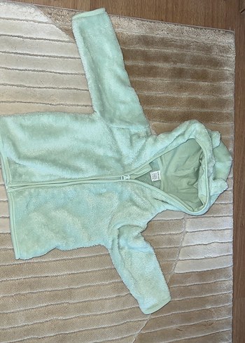 Turkuaz Bebek Erkek Tulum Peluş Detaylı - Görsel 2