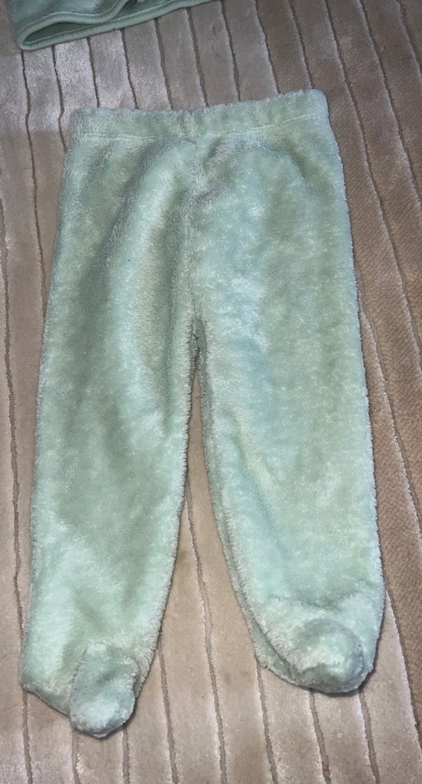 Turkuaz Bebek Erkek Tulum Peluş Detaylı - Görsel 3