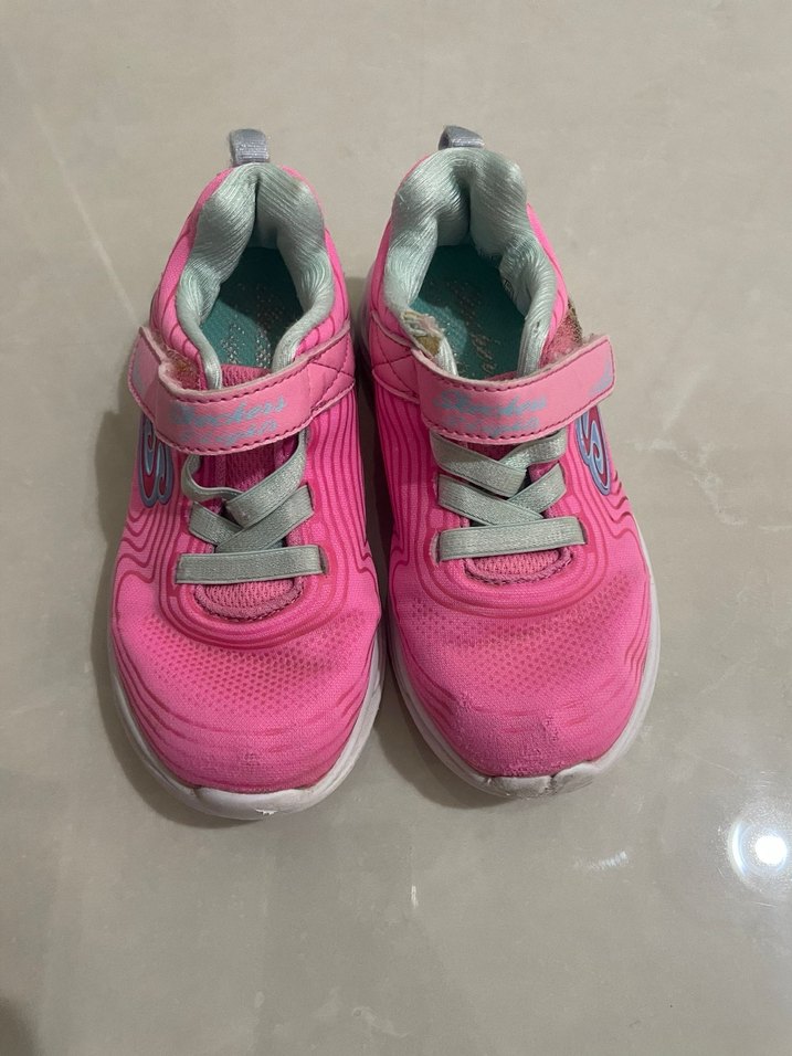 Skecher Kız Çocuk Pembe Bağcıksız Spor Ayakkabı - Görsel 2