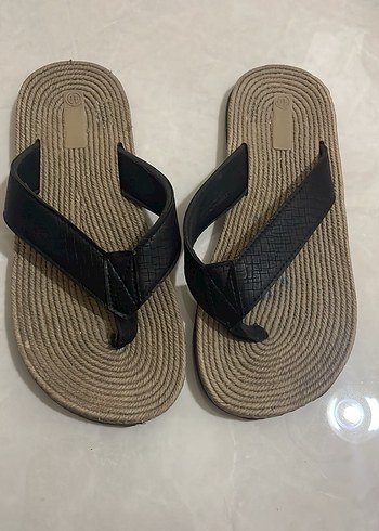 LCW STEPS Erkek Kahverengi Parmak Arası Terlik - Görsel 2