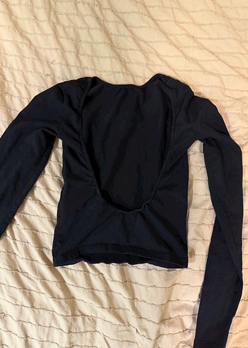 Motel rocks Siyah sırtı açık uzun kollu - Görsel 2