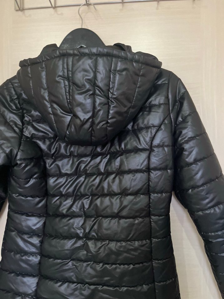 Kadın Siyah Kışlık Mont - Görsel 3