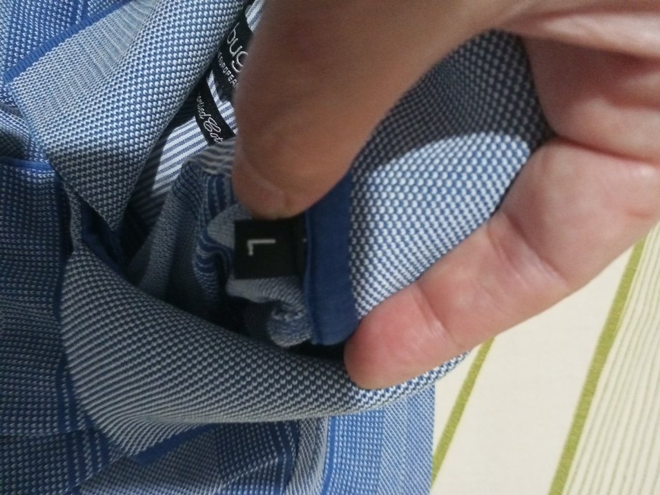 Gri Çizgili Kısa Kollu Polo Tişört - Görsel 2