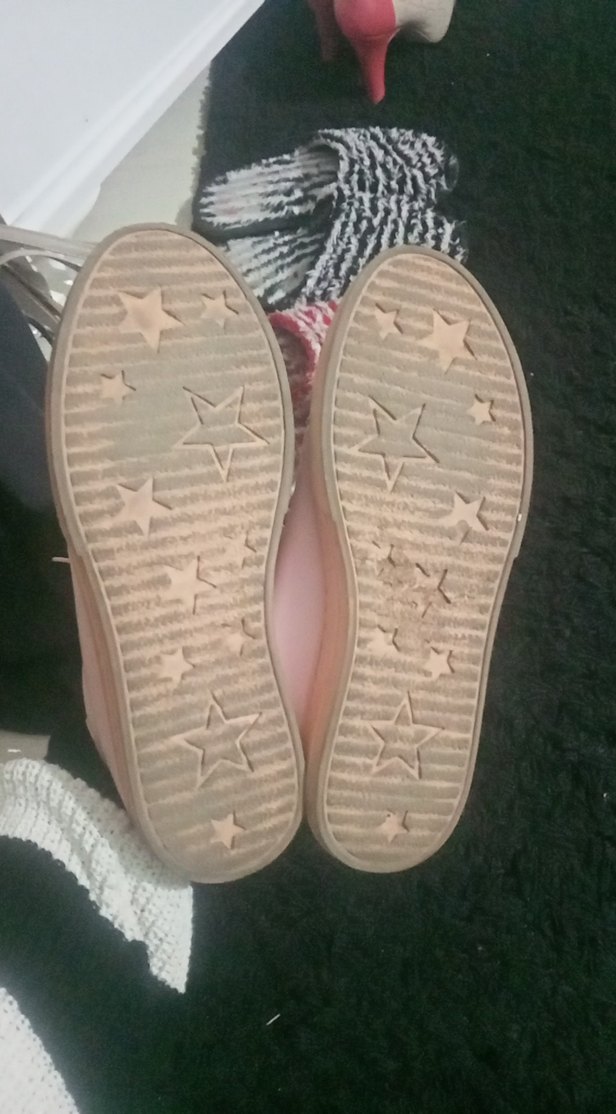 Pembe Nakışlı Bağcıklı Kadın Spor Ayakkabı - Görsel 4