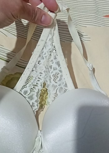 Beyaz Minimalist Bohem Sütyen - Görsel 2