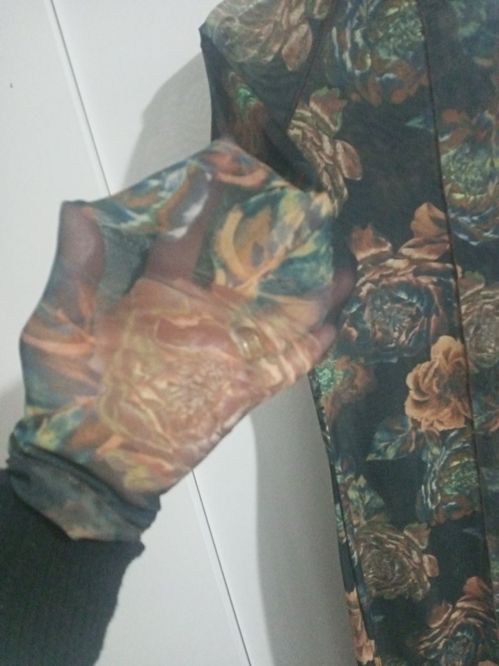 Trendyolmilla Çok Renkli Çiçekli Uzun Elbise - Görsel 3