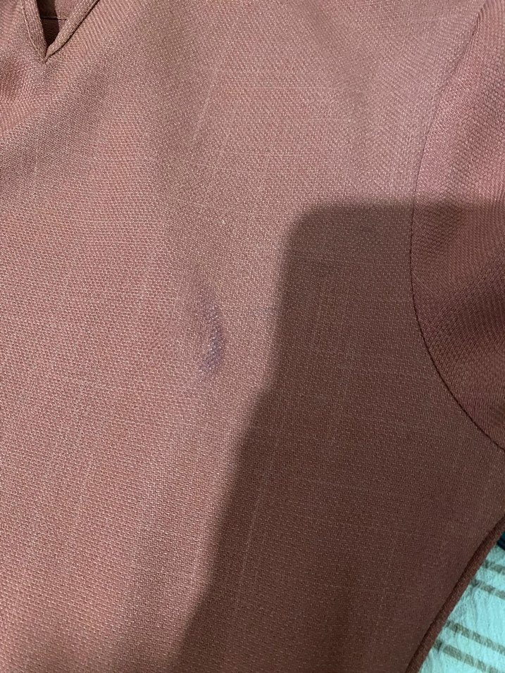 Uzun Kollu Kahverengi Salaş Elbise - Görsel 5