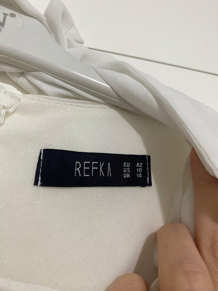 Uzun Kollu Beyaz tunik - Görsel 4