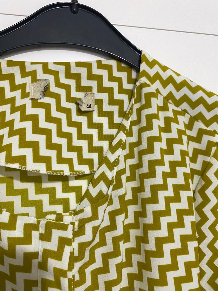 Kadın yeşil Pilili Uzun Tunik - Görsel 4